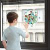 Make It Real Disney: Window Art Mosaic – Frozen – 41 pcs, Reusable Window Puzzle Clings, Creates a 10.5 x 9.5 Image, Kids Ages 6+(Toy Story)