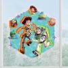 Make It Real Disney: Window Art Mosaic – Frozen – 41 pcs, Reusable Window Puzzle Clings, Creates a 10.5 x 9.5 Image, Kids Ages 6+(Toy Story)