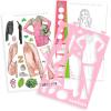 Make It Real Disney Zombies Fashion Design Sketchbook for Girls – Create Outfits for Addison & Bree with Stickers, Stencils, Design Guide – Creative Gift for Kids Ages 6+, Develops Real-World Skills