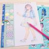 Make It Real Fashion Design Sketchbook for Girls – Digital Dream Kit with 110 Stickers, Stencils, Design Guide – Emoji & Food Inspired Fashion, Creative Gift Kids Ages 6+, Develops Real-World Skills
