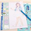 Make It Real Fashion Design Sketchbook for Girls – Digital Dream Kit with 110 Stickers, Stencils, Design Guide – Emoji & Food Inspired Fashion, Creative Gift Kids Ages 6+, Develops Real-World Skills