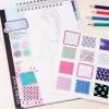 Make It Real Fashion Design Sketchbook for Girls – Pastel Pop Kit with 105 Stickers, Stencils, Design Guide – Pastel & Rainbow-Themed Fashion, Creative Gift Kids Ages 6+, Develops Real-World Skills(Pastel Pop)