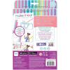 Make It Real Fashion Design Sketchbook for Girls – Pastel Pop Kit with 105 Stickers, Stencils, Design Guide – Pastel & Rainbow-Themed Fashion, Creative Gift Kids Ages 6+, Develops Real-World Skills(Blooming Vibes)