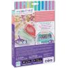 Make It Real: Gold-Link Suede Bracelets Kit – Create 6 Unique Cord & Tassel Charm Bracelets, 105 Pieces, Includes Play Tray, DIY Link & Bead Jewelry Kit, Tweens & Girls, Arts & Crafts, Kids Ages 8+(Única)