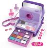 Make It Real: Instant Glam Cosmetic Case – 23pcs, Camera Shaped Makeup Case, Eyes-Lips-Face-Nails, Stickers To Decorate, Girls & Kids Ages 8+