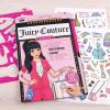Make It Real Juicy Couture: Fashion Design Sketchbook, Includes 137 Stickers & Stencils, Draw Sketch & Create, Fashion Coloring Book, Tweens & Girls, Kids Ages 6+