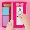 Make It Real Juicy Couture Fashion Exchange Design Kit for Girls – Portable Sketch Set with Rubbing Plates, Pencils, Portfolio, Creative Art Toy Ages 8+