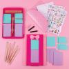 Make It Real Juicy Couture Fashion Exchange Design Kit for Girls – Portable Sketch Set with Rubbing Plates, Pencils, Portfolio, Creative Art Toy Ages 8+