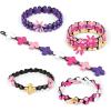 Make It Real: LinXo Popstar Chic Design Jewelry Set – 186pcs, DIY 5 Flexible Bracelets, Design-Build-Rebuild, Craft Activity Kit, Girls & Kids Ages 6+