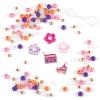 Make It Real: Neo-Brite Chains & Charms Kit – Create 10 Unique Cord & Tassel Charm Bracelets, 195 Pieces, Includes Play Tray,DIY Playful Charm & Jewelry Kit, Tweens & Girls, Arts & Crafts, Ages 8+(Color Reveal)