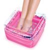 Make It Real: Pamper Yourself Spa Set – 9 pcs, Inflatable Sparkly Foot Bath & Accessories, Nail Polish & Art, Tweens, Girls & Kids Ages 8+