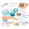 Make It Real: Purr-FECT Wash ‘N Bead Bracelets – 141pc, DIY Jewelry Craft Kit, Design-Make 5 Charm Bracelets, Spin to Style, Bead Cleaning, Kids 8+(Polish & Shine Bead Tumbler)