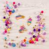 Make It Real: Rainbow Dream Jewelry Kit – Create 3 Unique Charm Bracelets & A Ring, 123 Pieces, Includes Play Tray, All-in-One, DIY Colorful Bead Jewelry Kit, Tweens & Girls, Arts & Crafts, Ages 8+