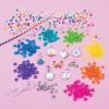Make It Real: Rainbows & Pearls DIY Jewelry – Make 8 Fashionable Bracelets Using Awesome Rainbow Themed Charms & Beads, 598 Pieces Included, Kids Ages 8+