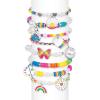Make It Real: Rainbows & Pearls DIY Jewelry – Make 8 Fashionable Bracelets Using Awesome Rainbow Themed Charms & Beads, 598 Pieces Included, Kids Ages 8+