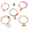 Make It Real: Snackers Bracelet Kit Vending Machine – Make 5 Snack-Themed Charm Bracelets, Pull Tab to Dispense The Jewelry Kit, Girls & Kids Ages 8+(Snackers)