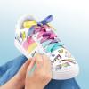 Make It Real: Sticker Chic Rainbow Street Chic – 150 Decorative Stickers, Removable Shoe Decals, Includes Shoelaces, Temporary Shoe Tattoos, Redecorate & Transform Your Shoes, Girls & Tweens, Ages 8+