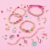 Make It Real: Sweet Treats DIY Bracelet Kit – Create 7 Charm Bracelets, 280 Pieces Included, Make Dessert Themed Eye-Catching Bracelets, DIY All-In-One Kit, Tweens & Girls, Arts & Crafts, Ages 8+