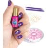 Make It Real: Unicorn Academy: Star Stables Fountain Nail Spa – Design Unicorn Manicures, Bubbling Water Confetti Soak, Polish & Glow Decals, Kids 6+