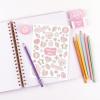 Make it Real 3C4G- Pink & Gold All-in-1 Sketchbook Set – Unlined Diary, Journal & Sketchbook for Kids – Includes Pencils, Stickers & More – Perfect Drawing Kit for Girls – Creative Kids Sketch Pad