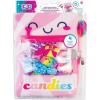 3C4G: Candy Plush Pocket Locking Journal with Pen – Zipper Pouch Holds 4 Removable Candy Plushies, 192 Pages, Take Notes-Sketch-Design, Ages 6+