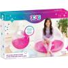 3C4G Pink Glitter Confetti Chairs – Inflatable Lounge Chair for Kids – Comfortable & Portable Blow Up Chair Perfect for Outdoors, Bedrooms, Game Room, Dorms & More! by Make It Real(Glitter Chair)