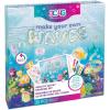 3C4G: Seas The Day! Aquatic Artist Drawing Set – 20pc Make Your Own Waves Ocean Themed Kit, Magnetic Closing Box, Full-Sized Sketchbook, Girls Kids 8+