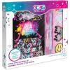 3C4G Street Style Journal Set – Girls Journal Set with Street Style Hoodie Girls Journal, Patches, Stickers & 2 Gel Pens – Girls Diary for Ages 6-8-10-12-14 by Make It Real