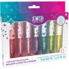 Make It Real 3C4G 7 Days Glitter Lip Gloss – Flavored Lip Gloss Set for Girls – Strawberry, Raspberry, Vanilla and More! – 7 Piece Lip Gloss Kit