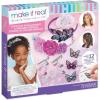 Make It Real: Crown of Enchantment – DIY Jewelry Kit, Create Up to 12 Eye-Catching Charm Hair Accessories, Butterflies, 73 Pieces, All-in- 1 DIY KIT, Tweens & Girls, Arts & Crafts, Kids Ages 8+