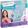 Make It Real: Everything Bling Nail Styling Set – 16pc, DIY Nail Art Customization, Polish-Stickers-Gems-Faux Nails, Detailing Stand, Girls & Kids 8+