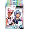 Make It Real Fashion Design Sketchbook for Girls – Pastel Pop Kit with 105 Stickers, Stencils, Design Guide – Pastel & Rainbow-Themed Fashion, Creative Gift Kids Ages 6+, Develops Real-World Skills(Pastel Pop)