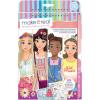 Make It Real Fashion Design Sketchbook for Girls – Pastel Pop Kit with 105 Stickers, Stencils, Design Guide – Pastel & Rainbow-Themed Fashion, Creative Gift Kids Ages 6+, Develops Real-World Skills(Blooming Vibes)