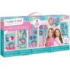 Make It Real: Just BeYouTiful! Mega Cosmetic Set – 29pcs, 6 Collections, Nail Accessories, Body Glitter, Eye Shadow, Lip Gloss, Girls & Kids Ages 8+(29 pieces)