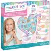 Make It Real: Linked Looks – 48pc DIY Bracelet Kit, Pastel Charms & Connectors, Mix & Match Styles, Cord Bracelet Jewelry Craft Set, Girls & Kids 6+