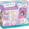Make It Real: Purr-FECT Wash ‘N Bead Bracelets – 141pc, DIY Jewelry Craft Kit, Design-Make 5 Charm Bracelets, Spin to Style, Bead Cleaning, Kids 8+(Purr-FECT Wash’n Bead)