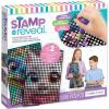 Make It Real Stamp to Reveal DIY Dot Posters, 1 Stamper per kit & 3 Dot Posters |Craft Kit, Artwork Activity, Girls & Kids Ages 6 Bunny, Frog, Panda(Art- Stamp Cat & Dino)