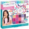 Make It Real Swift Clicks Deluxe Bracelet Studio – Create Colorful Friendship Bracelets with Swift Clicks Deluxe Design Tool – Includes Beads and Charms(Bead Kit)