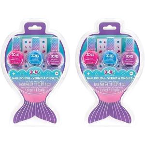 3C4G Butterfly Nail Polish Trio – 3 Pack Kids Nail Polish Set for Girls – Water Based, Unscented, Non Toxic Nail Polish for Kids – Girls Nail Polish Kit for Kids Ages 8-12-16 by Make It Real(0.81 Fl Oz (Pack of 2))