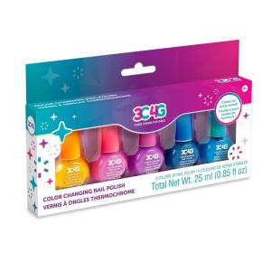 3C4G Color Changing Nail Polish Set for Girls & Teens – 5 Magical, Non-Toxic Colors That Transform, Safe & Fun Nail Polish Kit for Ages 8+ Perfect for Parties, Gifts, & DIY Manicures Make It Real(0.17 Fl Oz (Pack of 5))