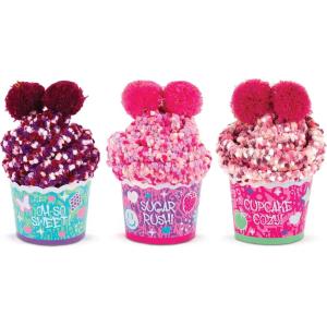 3C4G Socks So Sweet – Cupcake Socks Gift Pack – 3 Pack of Fuzzy Sock Cupcakes for Girls, Tweens & Teens (Sizes 4-7) – Fun Fuzzy Socks for Birthdays, Christmas, Valentine’s Day & More by Make It Real