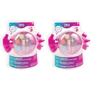3C4G: Sugar Style Cosmetic Set – 9pcs, 4 Colors of Scented Lip Gloss & Eyeshadow Held in a Candy Shaped Container, Makeup Girls & Kids Ages 8+(Small (Pack of 2))