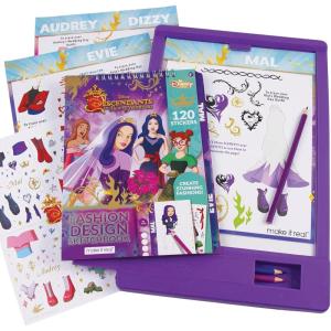 Make It Real – Disney Descendants Royal Wedding Sketchbook with Tracing Light Table. Fashion Design Tracing and Drawing Kit for Girls