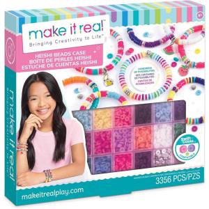 Make It Real Swift Clicks Deluxe Bracelet Studio – Create Colorful Friendship Bracelets with Swift Clicks Deluxe Design Tool – Includes Beads and Charms(Bead Kit)