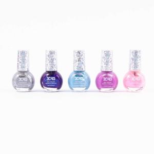 Make It Real Three Cheers for Girls – Holowave Nail Polish – Nail Polish Set for Girls & Teens – Includes 5 Colors – Non-Toxic Nail Polish Kit for Kids Ages 8+(1 Count (Pack of 1))