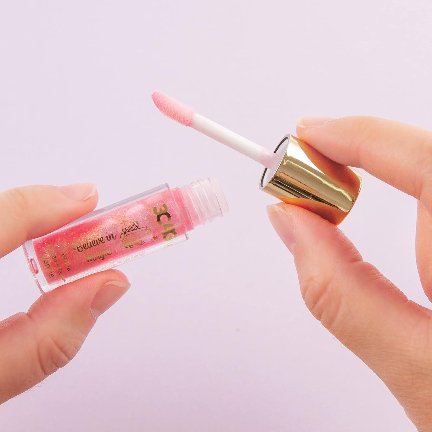 image:image3C4G Pink and Gold Lip Gloss Set 10 Pack Kids Lip Gloss for Girls amp Teens Vanilla Flavored Hydrating Lip Gloss Set Colors Include Pink Purple Nude amp More Ages 8 by Make It Real