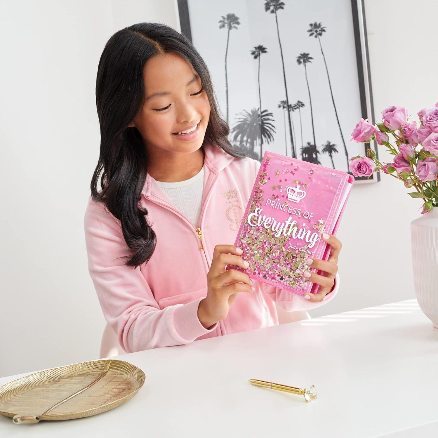 image:imageJuicy Couture Princess Of Everything Glitter Journal amp Pen Set Pink amp Gold Make It Real Teens Tweens amp Girls Fashionable 200 Page Lined Journal Take Notes In Class Sketch amp Doodle Ages 8