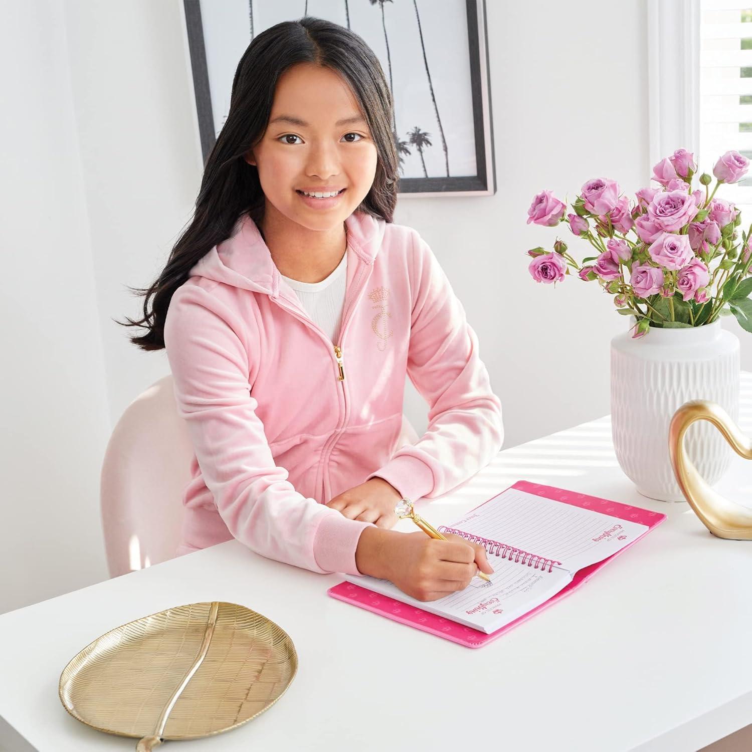 image:imageJuicy Couture Princess Of Everything Glitter Journal amp Pen Set Pink amp Gold Make It Real Teens Tweens amp Girls Fashionable 200 Page Lined Journal Take Notes In Class Sketch amp Doodle Ages 8