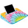 3C4G Pink & Gold Deluxe Fur Lap Desk, Take Tech on The Go, Includes a Media Slot That Perfectly Holds Tablets & Phones, for Ages 6 and up by Make It Real(Tie Dye)