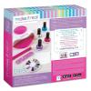 Make It Real – Glitter Nail Spa – Nail Art Kit for Kids with Nail Polish, Nail Dryer, Stickers – DIY Manicure & Pedicure Set